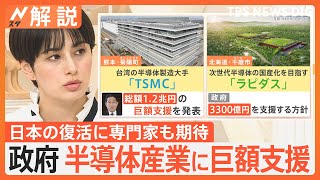 「半導体を制する者が世界を制する」政府の“巨額支援”で日本の復活に専門家も期待　激化する半導体競争の行方【Nスタ解説】｜TBS NEWS DIG