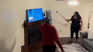 EPIC BROKEN TV PRANK ON MOM! *MUST WATCH*😱