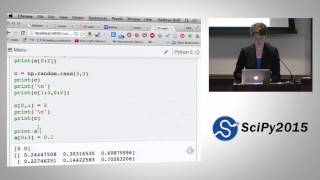 Software Carpentry 2 Day Scientific Python Course Part 2 of 4 | SciPy 2015 Tutorial | Azalee Bos