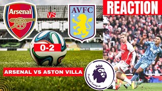 Arsenal vs Aston Villa 2-0 Live Stream Premier League EPL Football Match Score Highlights Gunners