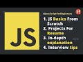 🔴 JavaScript Tutorial for Beginners | Learn JavaScript form scratch