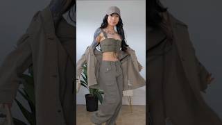 Army Green Monochrome Outfit