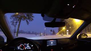 Hooning Around #3 in Audi A4 B9 Allroad / Drift, Powerslides in snow