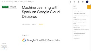 Qwiklabs | Machine Learning with Spark on Google Cloud Dataproc [GSP271]