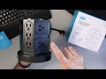 power tower trond surge protector unboxing a closer look