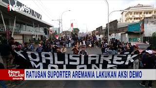 Memperingati Hari HAM Sedunia, Aremania Suarakan Tuntutan Korban Kanjuruhan #iNewsMalam 10/12