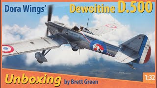 Squadron ScaleWorkshop No.185 - Unboxing Dora Wings' 1/32 Dewoitine D.500