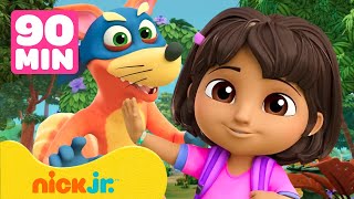 Dora | ¡Ayudemos a Dora! 🫶 Recopilación de 90 Minutos | Nick Jr. en Español