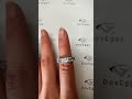 doveggs asscher full eternity moissanite wedding band