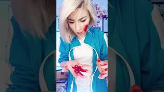 TikTok - gorgeous russian girl - squid game challenge - Sexy girl Tik Tok