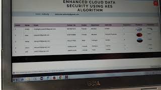 Enhance cloud data security using AES algorithm