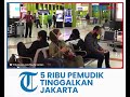 kai sebut ada 5 698 pemudik tinggalkan jakarta via stasiun gambir