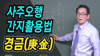 경금일주 사주 풀이 :사주오행 간지 활용법  - 지정도 선생님 [대통인.com]