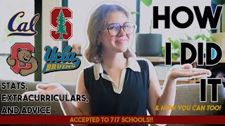 How I Got Into Every School I Applied To (Stanford 2029) | My Stats, ECs & Honest Advice