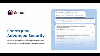 SonarQube Advanced Security | Now Available for SonarQube Cloud Enterprise