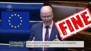 Peadar Tóibín speaks about the fines paid by Ireland to the EU, the Pact on Migration \u0026 sovereignty