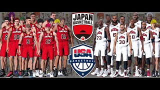 WHAT!! Ang pagpalag ng JAPAN kontra USA . NBA 2K GAME SIMULATION