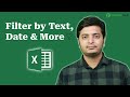 Filtering Data in Excel Like a Pro! 🔍 | Text, Numbers, Dates + Advanced Filter Tricks!