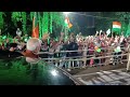 thunderous applause and cheers for pm modi during his roadshow in valsad gujarat