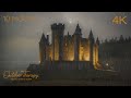 Calming Stormy Night at the Castle | Rain & Thunder Ambience | RELAX | STUDY | SLEEP | 10 HOURS