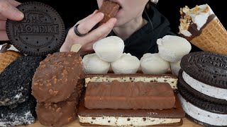 ASMR Oreo Cookies & Cream Ice Cream *Haagen-Dazs, Snickers, Mochi, Klondike Cookie SAndwich