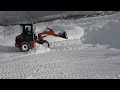 ホイールローダー除雪６０🌈 雪が重くていつものスピードが出ない