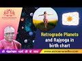 Retrograde Planets and Rajyoga in birth chart | Retrograde planets | Retro Saturn | Retro Jupiter
