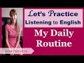 Learn English: My Daily Routine in Present Simple