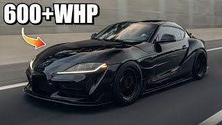 BUILDING A 600WHP SUPRA IN 10 MINUTES!