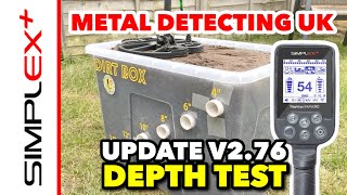 Nokta Makro SIMPLEX+ V2.76 UPDATE Depth Test METAL DETECTING UK 2020