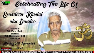 The Funeral Service Of Esardeen Khodai