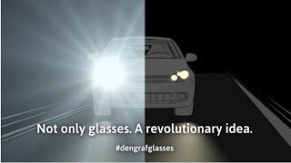 Dengraf Glasses non-glare system for night driving (english with subtitle)
