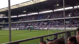 MSV Duisburg - SC Paderborn . Hymne und Aufstellung [HD]