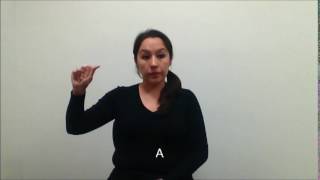 Handshape A Captioned