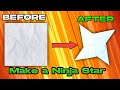 How To Make A Paper Ninja Star EASY! How To Make A Paper Ninja Star EASY!