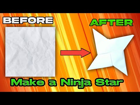 How To Make A Paper Ninja Star EASY! How To Make A Paper Ninja Star EASY!