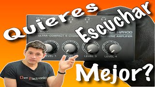 VALE LA PENA? Amplificador de Audifonos - Behringer MicroAmp HA400