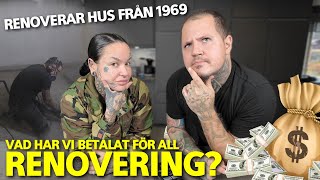 Renovering av hela övervåningen - Vad betalade vi inkl kök? - Renoverar hus från år 1969