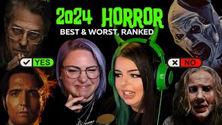 TOP AND BOTTOM HORRORS 2024! Full ranking!