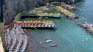 Leonelli's beach. One of Sorrento beach areas. - Sorrento Italy - ECTV