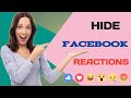 How To Hide React On Facebook 2022 | How To Hide Reactions On Facebook in English