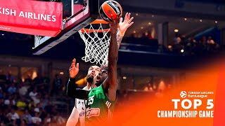 TOP 5 PLAYS - Championship UNFORGETTABLE Moments | FINAL FOUR | 2023-24 Turkish