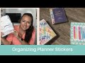 How I Organize my Planner Stickers