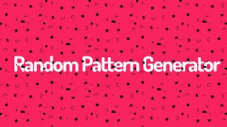 Random Background Pattern Generator