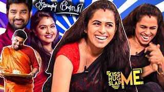 Saravanan Meenatchi-ல Mirchi Shiva-வா🤣🔥...- Vijay TV Priya Plays Kiss Me 😘 Hug Me 🤗 Slap Me👋 Game