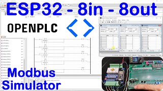 ESP32 💹 OpenPlc Live Debug & Modbus Simulator