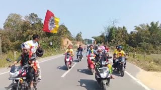 9 halhali ashrambari 45 Kamalpur YTF Bike rally Meri Debbarma Prasmit Debbarma