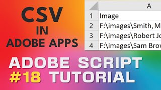 Adobe Script Tutorial 18 Read and Parse CSV Spreadsheet