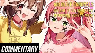 [Reaction] Holo Originals - Watame EP Album Tracks, Above Below Remix, MikKorone Originals \u0026 More