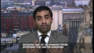 Riz Khan - Banning Geert Wilders - Feb 19 - Part 1